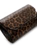 Tamaris Clutch "Amalia Finish" in Hellbraun/ Schwarz - (B)22 x (H)13  x (T)4 cm