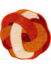 heine home Badematte in Rot/ Orange/ Creme