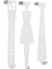 heine home 3er-Set: Türhaken in Weiß - (B)7 x (H)40 x (T)5 cm