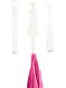 heine home 3er-Set: Türhaken in Weiß - (B)7 x (H)40 x (T)5 cm
