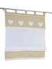 heine home Raffrollo in Weiß/ Beige