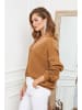 Joséfine Cardigan "Beegees" in Hellbraun