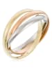 DIAMANTA Gold-/Rosé-/Weißgold-Ring "Tri Or"