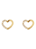 OR ÉCLAT Gold-Ohrstecker "Only You" mit Edelsteinen