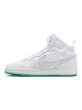Nike Sportswear Leder-Sneakers "Court Borough Mid 2" in Weiß