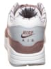 Nike Sportswear Leder-Sneakers "Air Max 1 Premium" in Weiß/ Grau/ Lila