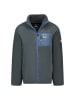 Geographical Norway Kurtka polarowa "Urock" w kolorze niebiesko-antracytowym