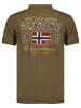 Geographical Norway Koszulka polo "Kapricio" w kolorze khaki