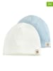 COOL CLUB 2er-Set: Mützen in Weiß/ Hellblau