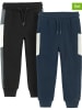 COOL CLUB 2-delige set: sweatbroeken donkerblauw/zwart