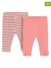COOL CLUB Legginsy (2 pary) w kolorze jasnoróżowym