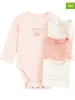 COOL CLUB 4-delige set: rompers crème/lichtroze
