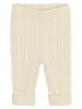 COOL CLUB Spodnie dzianinowe w kolorze kremowym