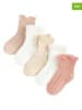 COOL CLUB 5-delige set: sokken beige/lichtroze/wit