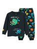 COOL CLUB Pyjama in Schwarz/ Orange/ Mint