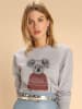 WOOOP Sweatshirt "Winter Koala" grijs