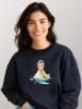 WOOOP Sweatshirt "Duck Pilot" donkerblauw