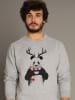 WOOOP Sweatshirt "XMAS Panda" in Grau