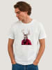 WOOOP Shirt "Red clad deer" wit