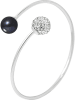 Pearline Silber-Armspange mit Perle
