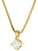 DYAMANT Gouden ketting met diamant - (L)42 cm