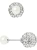 Mitzuko Srebrne kolczyki-wkrętki z perłami