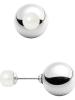 Pearline Silber-Ohrstecker mit Perlen