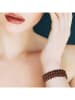 Mitzuko Perlen-Armband in Braun