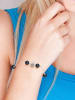 Pearline Zilveren armband met zoetwaterparels zwart