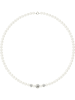 Mitzuko Perlen-Halskette in Weiß - (L)42 cm