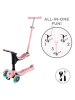 GLOBBER 3in1-Scooter "Go-Up Sporty" in Rosa - ab 15 Monaten
