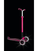 GLOBBER Scooter "Ace Lights" mit Leuchtrollen in Pink - ab 4 Jahren