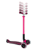 GLOBBER Scooter "Ace Lights" mit Leuchtrollen in Pink - ab 4 Jahren