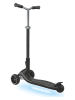 GLOBBER Scooter "Ultimum Lights" mit Leuchtrollen in Anthrazit - ab 5 Jahren