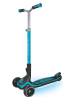 GLOBBER Scooter "Ultimum Lights" mit Leuchtrollen in Blau - ab 5 Jahren