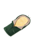 Hofbrucker Thermo-Fußsack "Leni" in Dunkelgrün - (L)80 x (B)35 x (H)10 cm