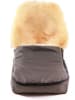 Hofbrucker Lammfell-Fußsack "Maxi" in Braun - (L)80 x (B)30 cm
