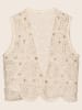 Like Flo Gebreide gilet "Diana" crème