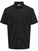 ONLY & SONS Hemd "Kodyl" in Schwarz