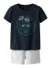 name it 2tlg. Outfit "Jaspen" in Dunkelblau/ Grau