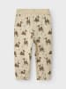 name it Sweatbroek "Jano" beige/lichtbruin