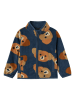name it Fleece vest "Meeko" donkerblauw/lichtbruin