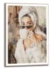Orangewallz Ingelijste kunstdruk "Morning Coffee" - (B)50 x (H)70 cm