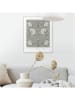 Orangewallz Gerahmter Kunstdruck "William Morris - Pimpernel"
