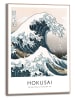 Orangewallz Druk artystyczny "Masters Hokusai" w ramce