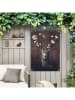 Orangewallz Outdoor-kunstdruk "Floral Deer" - (B)50 x (H)70 cm