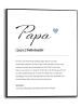 Orangewallz Gerahmter Kunstdruck "Papa"