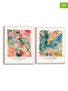 Orangewallz Druki artystyczne (2 szt.) "Fauvism" w ramce