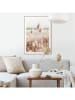 Orangewallz Gerahmter Kunstdruck "Grasses on Beach" in Beige