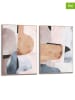 Orangewallz Druki artystyczne (2 szt.) "Pastel Soft Set" w ramce